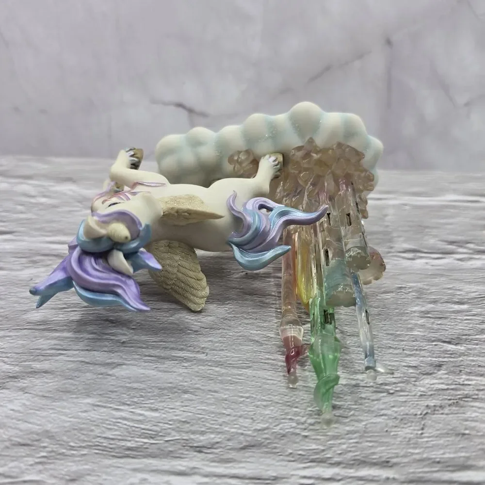Hamilton Collection Rainbow Dreams Castles In The Sky Unicorn Pegasus 2001